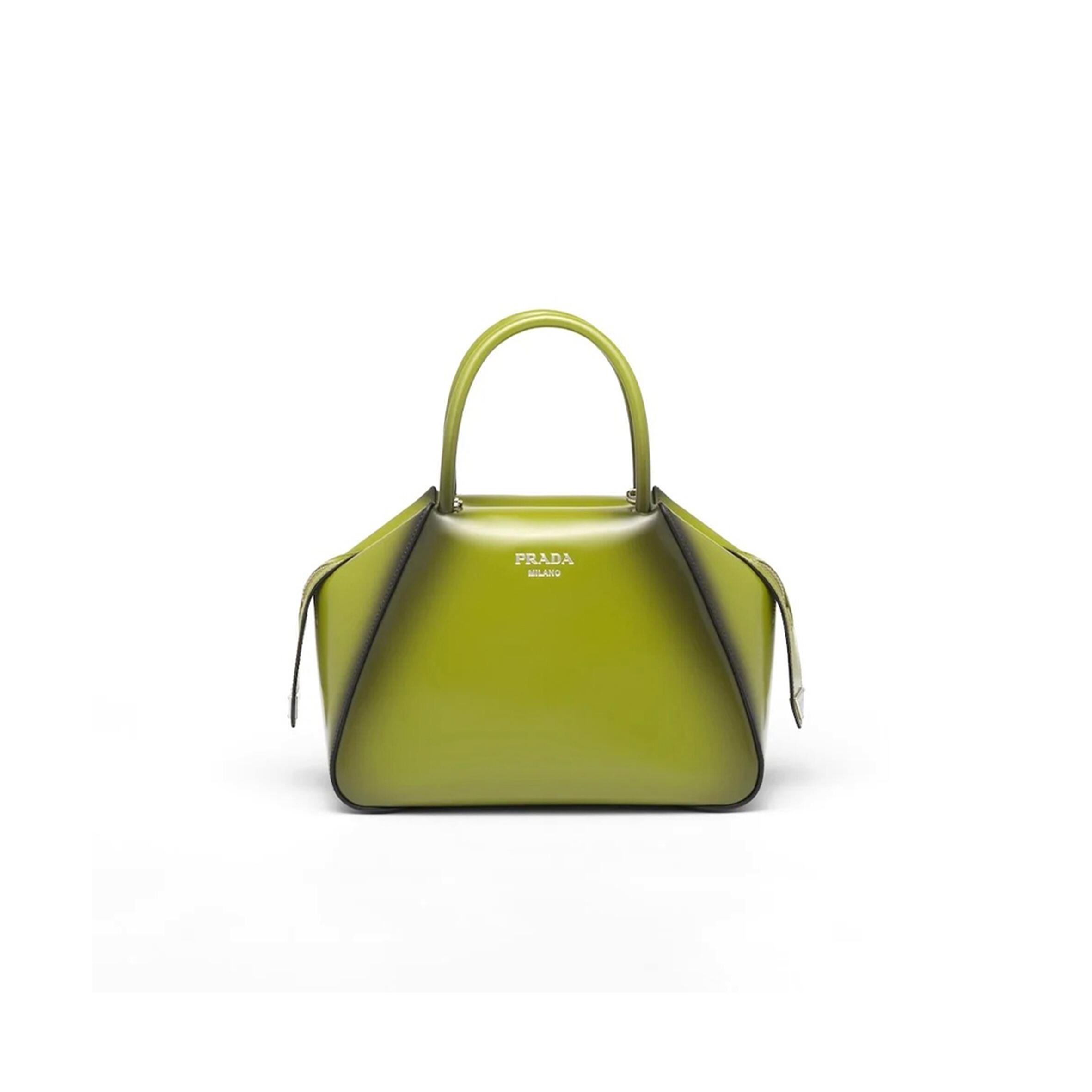 PRADA SMALL BRUSHED LEATHER SUPERNOVA HANDBAG 1BA366 (25.5*18*13.5cm) PRADA SMALL BRUSHED LEATHER SUPERNOVA HANDBAG 1BA366 (25.5*18*13.5cm)